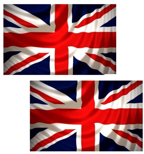 TWIN (2) PACK OF UNION JACK 5FT x 3FT GREAT BRITAIN FLAGS by Union Jack