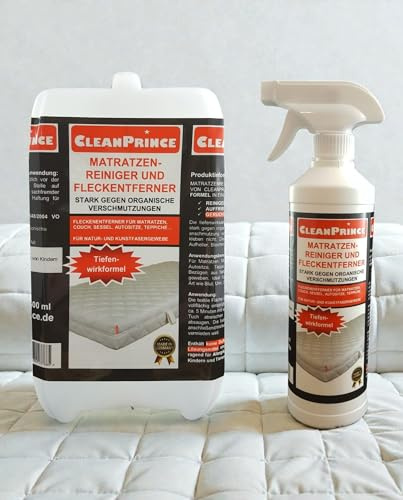Matratzenreiniger 2,5 Liter Matratzenreinigungsmittel Matratzen-Reiniger Betten Matratzenschoner Hotel Gastro Konzentrat Reinigungsmittel Naturfasern Kunstfasern