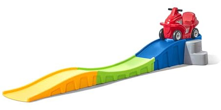 Step2 Anniversary Edition Up & Down Roller Coaster Toy for Kids, Ride On Push Car, Indoor/Outdoor Playset, Toddler Ages 2-5 years old, Compact Storage, Max Weight 50 lb., Multicolor