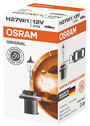 Osram 880 Original H27W/1 12 V 1er Faltschachtel | Kompatibel mit: HYUNDAI i30 Kombi, ix20, ix35, SANTA FÉ III, KIA SORENTO II, SORENTO III, SPORTAGE III, SSANGYONG RODIUS I