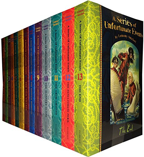A Series Of Unfortunate Events Lemony Snicket 13 Books Collection Pack Set RRP: £77.87 ((Includes The Bad Beginning, The Reptile Room, The Wide Window, The Miserable Mill, The Austere Academy, The
