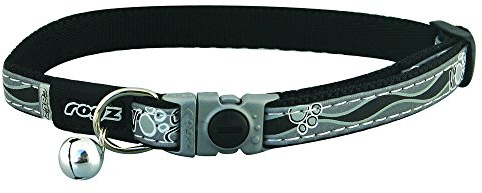 ROGZ CB08-A Halsband Nightcat, S, schwarz