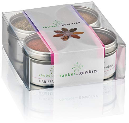 Zauber der Gewürze Reise durch den Orient Gewürze Geschenkset | Gewürze Set mit 4 orientalischen Gewürzen in Premiumqualität, als Geschenk für Frauen & Männer, 200 g
