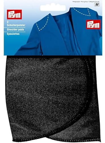 Prym 993872 Schulterpolster Halbmond PA XL schwarz