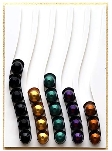 Portacapsule compatibile con capsule nespresso 5B capacità 50 capsules 33x25x1cm