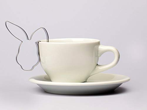 Hasengesicht Tassenkeks 7 cm Ostern Ausstecher, Ausstechform aus Edelstahl