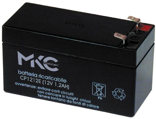 Melchioni Batteria al Piombo 12 Volt 1,2 Ampere