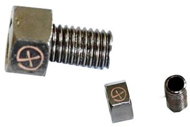 Geocaching Versteck Silberne magnetische Schraube mit Geocaching Logo - incl. Dichtungsring Geheimversteck