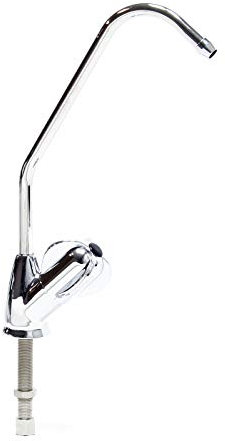 Naturewater 6,35 mm (1/4) Wasserhahn Delux I D-05, Wasserhahn Armatur für Umkehrosmose und Wasserfilteranlagen, Küchenarmatur 360° schwenkbar