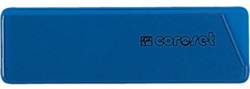 coroset® magnetische Etikettenhalter, blau, 97x30mm, 100/VE