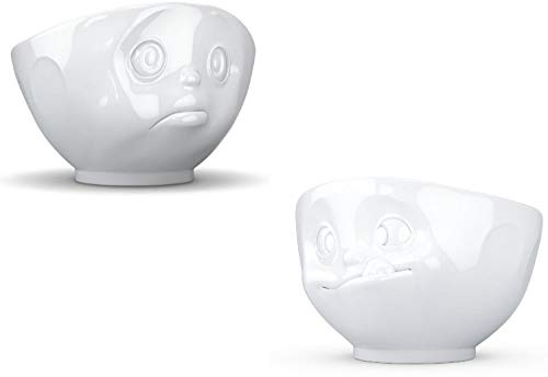 Fiftyeight 2er Schalen-Set SCHMOLLEND & LECKER | weiß