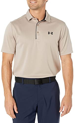 Under Armour Men's Tech Golf Polo , Maroon (609)/Graphite, Medium
