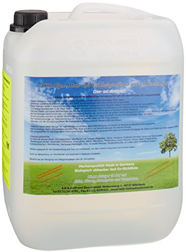 A.K.B.Algen-und Grünbelagentferner 20-Fach Konzentrat idealer Dachreiniger,10L, 0111