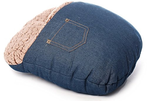 Inware 8669 - Fußwärmer, Jeans, aus Plüsch