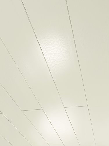 Parador Wandpaneele Deckenpaneele Novara Esche Weiss glänzend geplankt