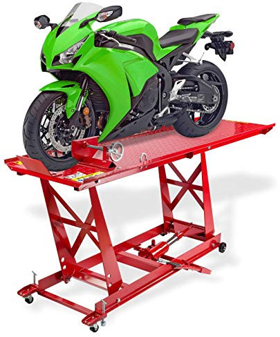 Motorrad Montagerampe Rampe Heber Motorradhebebühne Hebebühne 450 kg hydraulisch