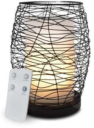 Zen’Arôme Diffuseur d’Huile Essentielle Volupsia – Diffuseur Ultrasonique Aromathérapie à Froid - Diffuseur Électrique Parfum Maison avec Télécommande - Éclairage LED Effet Bougie – en Métal et Verre