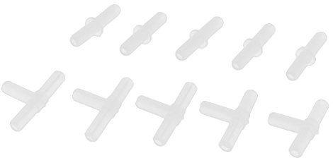 sourcing map Aquarium Airline Air Tube Tubing Connectors Filters, 10 Pieces