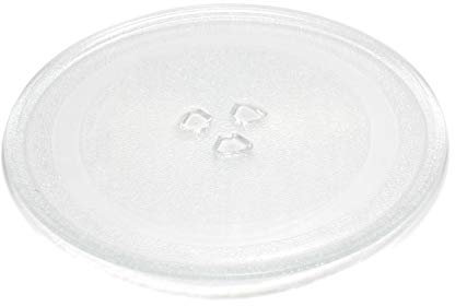 First4Spares Piatto girevole in vetro per microonde a 3 lug, compatibile con microonde Daewoo (245 mm)