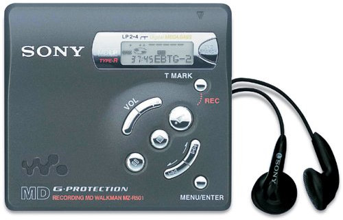 Sony MZ-R501 Black Recordable MiniDisc Walkman