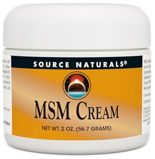 Source Naturals MSM (Methylsulfonylmethane) Cream Advanced Liposomal Delivery - 2 oz