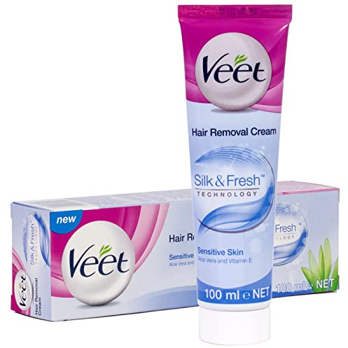 Veet Haarentfernungs-Creme Sensitive, 100 ml