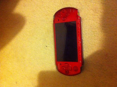 Sony PSP 3000 Series Slim and Lite Handheld Console (Red)