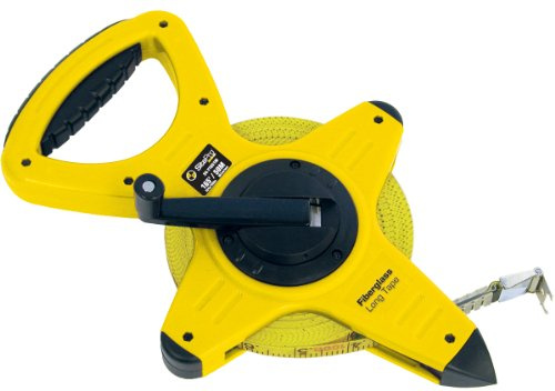 SitePro 34-Y1651M 165' (50m) Fiberglass Tape, Dual Sided, Ft/In/10ths, Meter/cm/mm