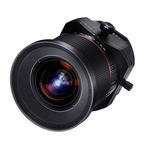 Samyang MF 24mm F3,5 T/S für Sony E - Tilt Shift Vollformat & APS-C Weitwinkel Objektiv, manueller Fokus, Festbrennweite für Sony Kamera mit E Mount, Alu Gehäuse, für Sony A9 A7 A1 A7C II A7C R
