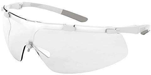 Uvex 9178415 Super Fit Extreme Sicherheit Brille, Klar, Weiß/Grau