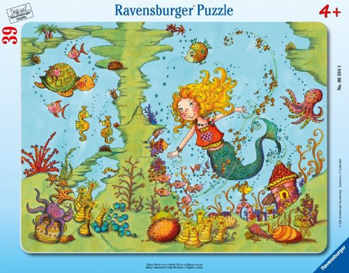 Ravensburger 06394 - Kleine Wassernixe - 39 Teile Rahmenpuzzle