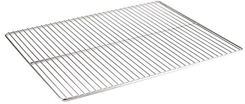 APS GN 1/2 Rost, Küchenrost, Küchenhelfer, Küchengitter, elektrolytisch poliert, Drahtstärke 3mm, Rahmendraht 6mm, 26,5 x 32,5 cm, Edelstahl 18/10, extra schwere Qualität