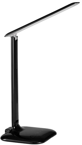 EGLO LED Tischlampe Caupo, 1 flammige Tischleuchte | mit Touch, Farbtemperaturwechsel (warm, neutral, kalt), dimmbar, Schreibtischlampe aus hochwertigem Kunststoff und Stahl