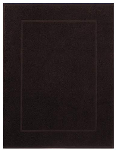 Betz Badvorleger Premium 50x70 cm 1er Set – Badematte aus 100% Baumwolle, ca. 650 g/m², Oeko-TEX® Standard 100, saugstark & weich Farbe Dunkelbraun
