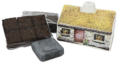 The Gifted Hand Scottish Peat Incense & Croft Burner Set