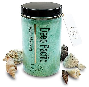 Frankonia BATH & SPA Totes Meersalz Deep Pacific maritimes Badesalz duftende Badekristalle Meersalz, 450g