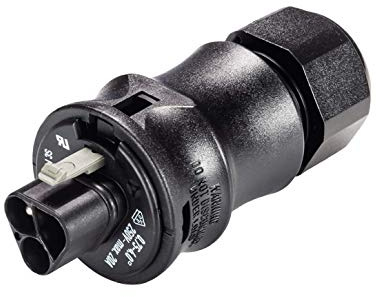 Wieland RST20i3 Steckverbinder Stecker, 3-polig, Schraubanschluss, 0,75-6 mm², für Leitungen 10-14 mm, 96.032.4153.1 | Schraubanschluss 0,75-6 mm² - Für 10-14 mm Leitungen - Berührsicher, mechanisch kodiert & mit Zugentlastung