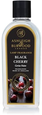 Ashleigh & Burwood - Schwarzkirsch-Lampenduft 500 ml – hergestellt in Großbritannien, reinigt und parfümiert die Luft, fördert das Wohlbefinden, fruchtiger Duft mit Veilchen und Moschusnoten,