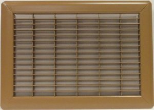 Imperial RG0748 14 x 16-Inch Heavy Gauge Steel Floor Return Air Grille, Brown