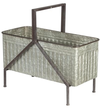 Creative Co-Op Iron Bucket/Planter on Stand