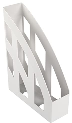 Idena 300848 - Stehsammler für DIN A4, aus Kunststoff, grau, 1 Stück