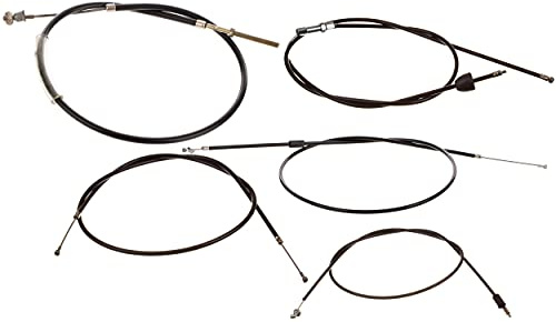 Set - 5x Bowdenzüge Bowdenzug, schwarz, für SR50, SR80 - BVF-Vergaser - Made in Germany