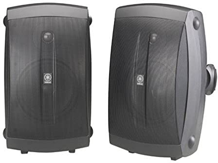 YAMAHA NS-AW350B All-Weather Indoor/Outdoor 2-Way Speakers - Black (Pair)