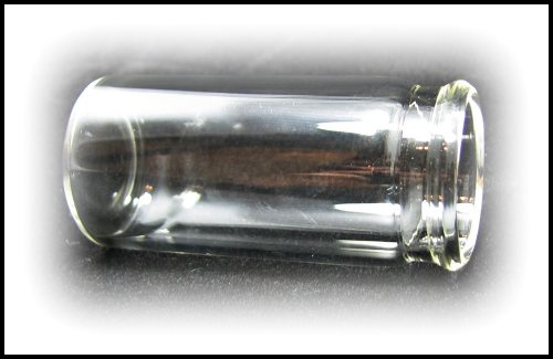 Medicine Vial 2 1/4-inch Glass Guitar Slide - a classic slide style for playing the blues