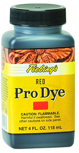 Fiebing's 32Oz/946ml Professionnal Oil Dye Rouge/Red , Rouge , 125 grammes.