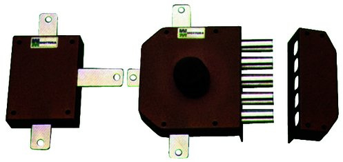 SERRATURA QUINTUPLICE APPLICARE S/SCROCCO CON POMOLO A POMPA 30641 - mm.60 DX cilindro ? mm.30 (30641VD60JE)