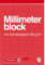 Millimeterblock / Schreibpapier BRUNNEN 20 Blatt / Din A4 - 80 g (21 x 29,7 cm)
