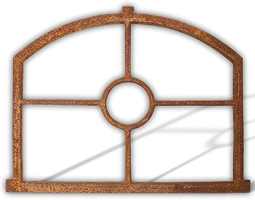 aubaho Nostalgie Stallfenster Fenster 55x70cm Eisen Eisenfenster Rost antik Stil