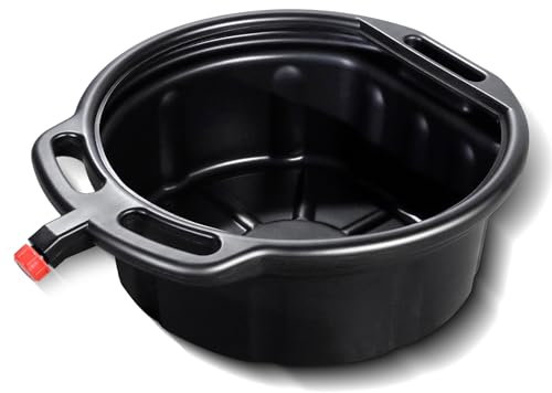 CCLIFE 15L ölauffangbehälter Schwarz Mehrzweck-ölwanne zum Auffangen von tropfendem Öl