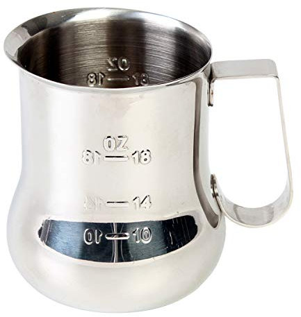 Thunder Group SLMP0024 Espresso Milk Pitcher Professionale with Measuring Scale, 24-Ounce by Thunder Group